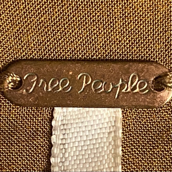 Free People Gold Floral Fully Lined Dress Size Small boho festival - Picture 14 of 15